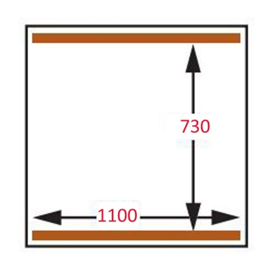 Machine sous-vide, double chambre 1100x730x230 mm. - 250 m3/h CF-195T/S